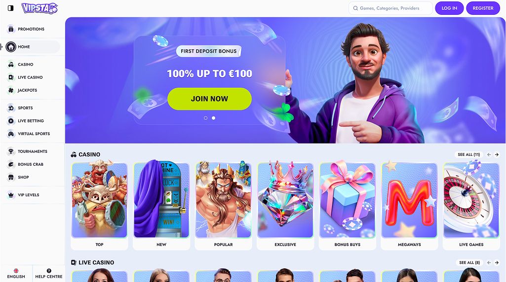 Vipsta Casino – Moderní Online Kasino 2026 Casino